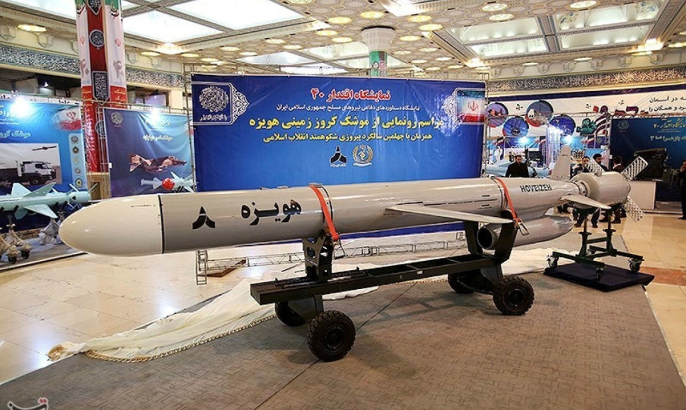 Irano sparnuotoji raketa „Hoveizeh“