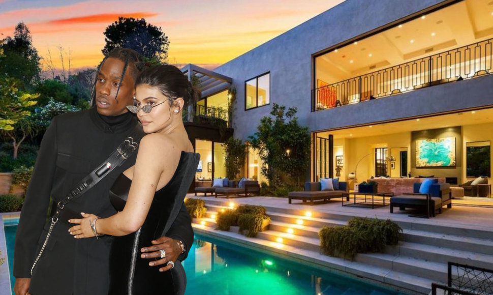 Kylie Jenner ir Travis Scottas nusipirko pirmus bendrus šeimos namus