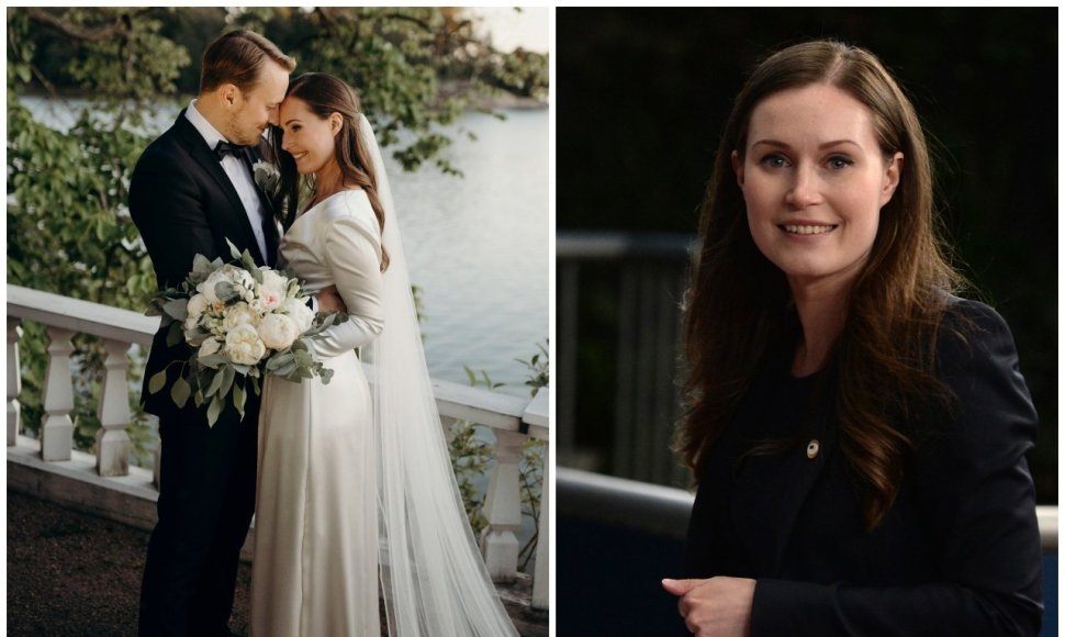 Susituokė Suomijos premjerė Sanna Marin ir buvęs futbolininkas Markusas Raikkonenas