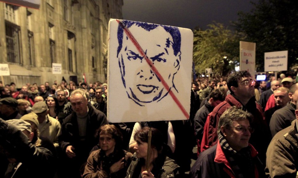 Protestas Budapešte