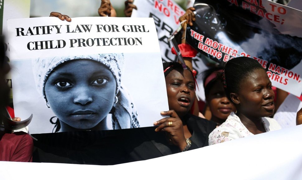 Protesto akcija prieš „Boko Haram“
