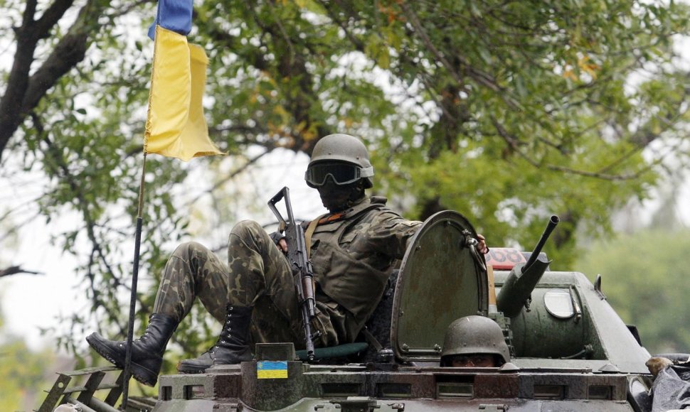Ukrainos karys Avdijivkos mieste