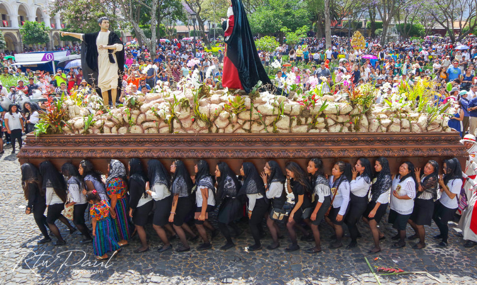 Semana santa – šventoji savaitė Gvatemaloje