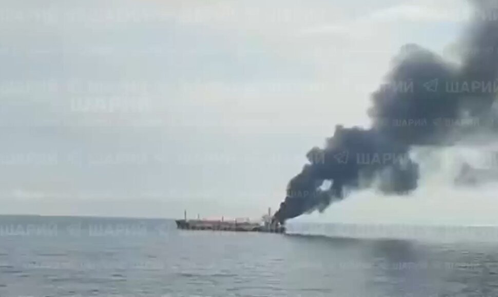 Gaisras tanklaivyje „Gas Lisbon“