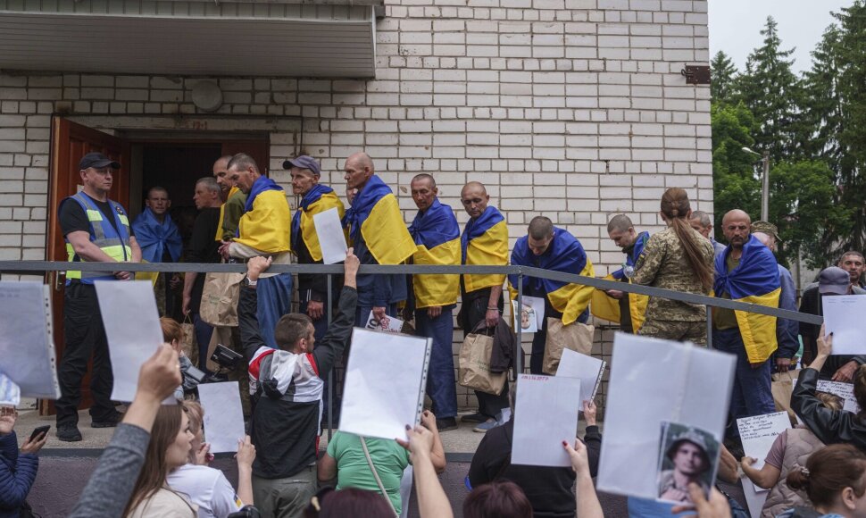 I&scaron;laisvinti ukrainiečiai karo belaisviai