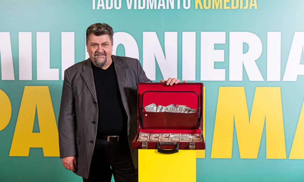 Tado Vidmanto komedijos &bdquo;Milijonieriaus palikimas" premjeros svečiai