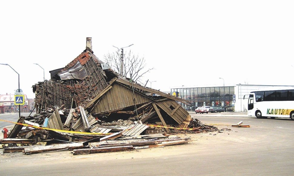 Namas, kuriame mokydamasis Marijampolės gimnazijoje gyveno J. Basanavičius 