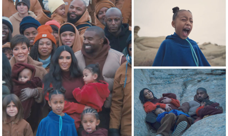 Kadrai ir Kanye Westo dainos „Closed On Sunday“ vaizdo klipo
