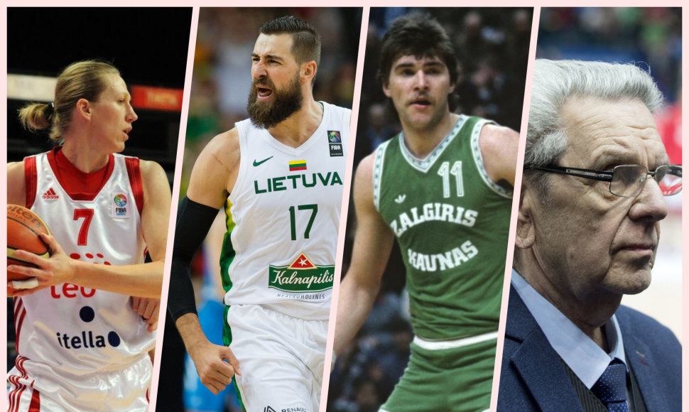 Jurgita Štreimikytė, Jonas Vlaančiūnas, Arvydas Sabonis, Vladas Garastas – tarp šimto Lietuvos krepšinio legendų.