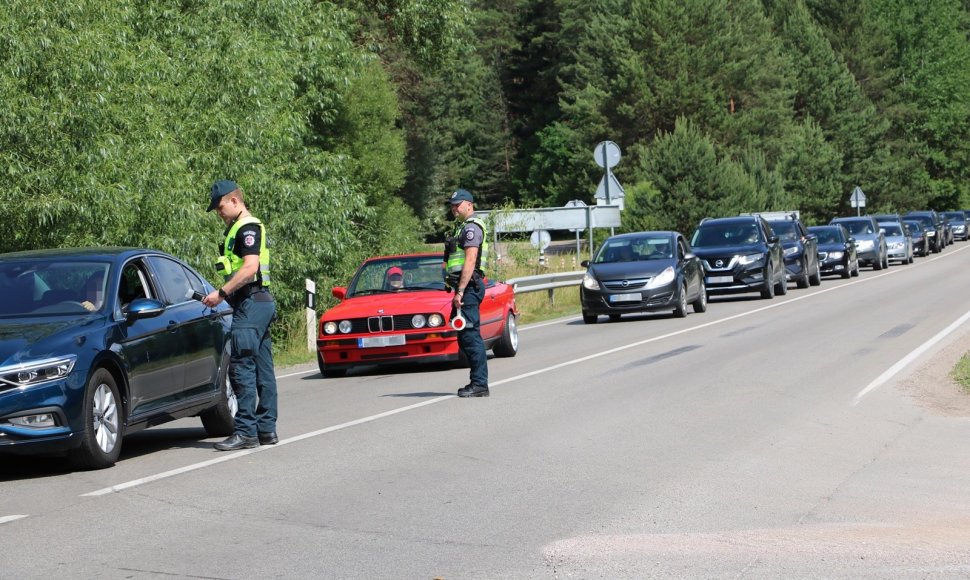 Kauno apskrities policijos reidas Joninių savaitgalį