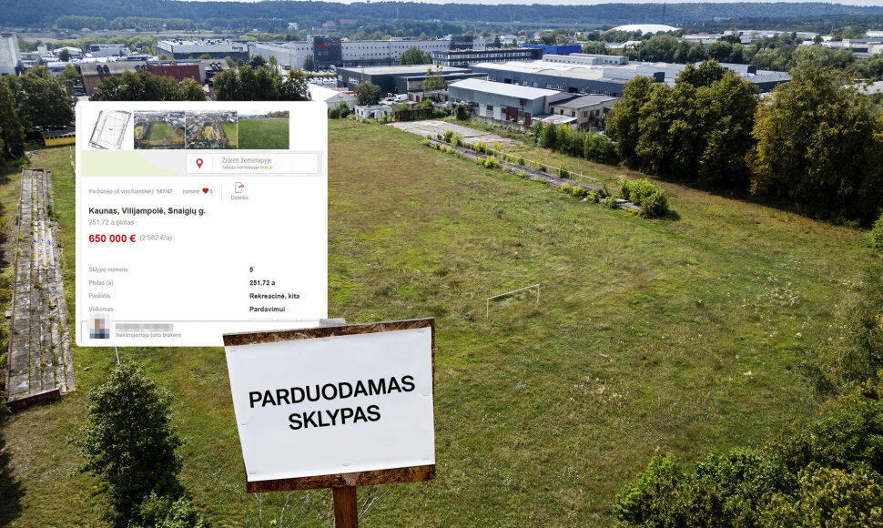 Vilijampolėje parduodamas sklypas