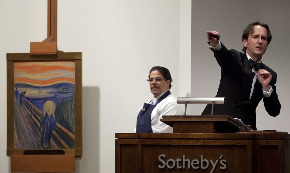 Edvardo Muncho „Šauksmas“ parduotas už rekordinę 119,9 mln. dolerių sumą.