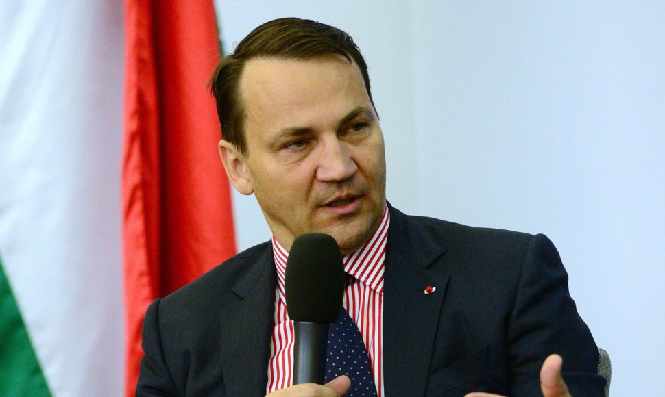 Lenkijos užsienio reikalų ministras Radoslawas Sikorskis