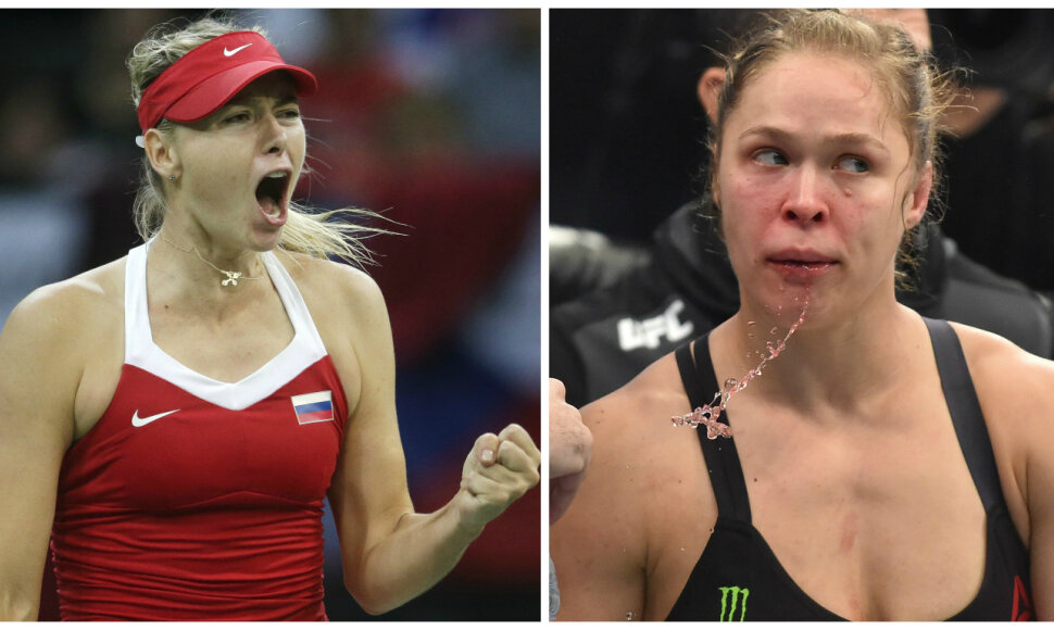 Marija Šarapova ir Ronda Rousey