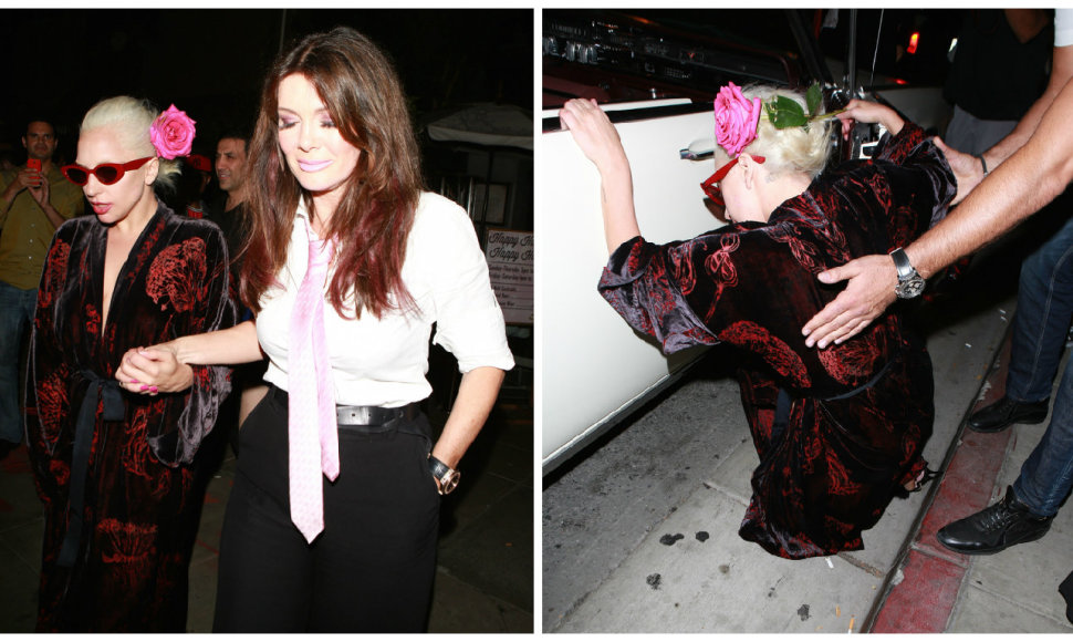 Lady Gaga ir Lisa Vanderpump