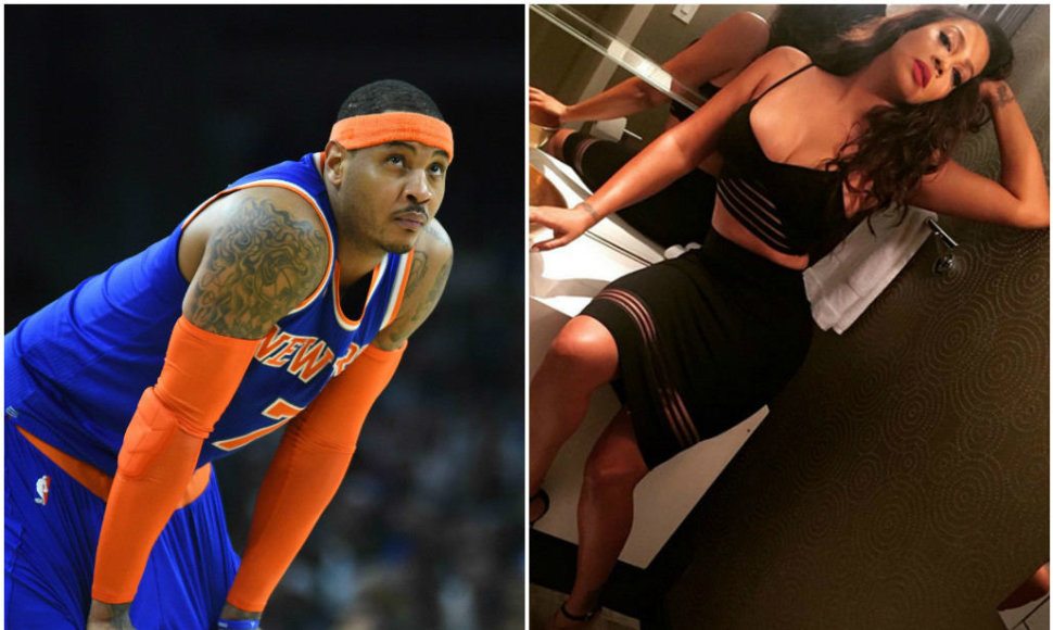 Carmelo Anthony ir La La Anthony