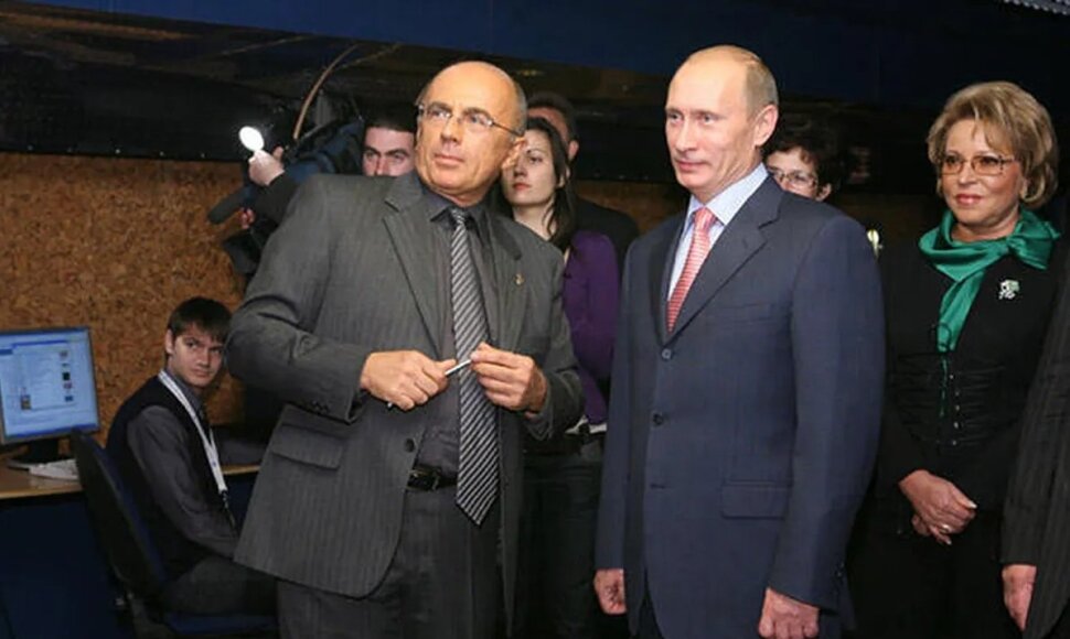 Aleksandras Zapesockis ir Vladimiras Putinas