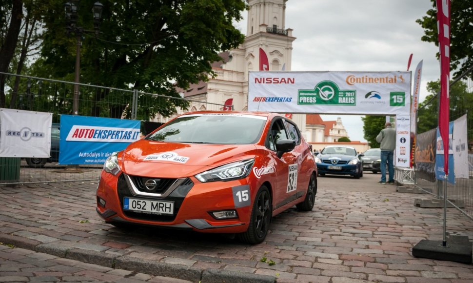 Press ralio startas Kauno rotušės aikštėje