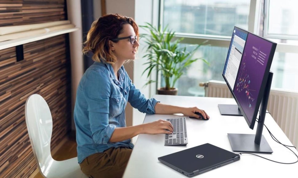 Darbas iš namų niekur nedings: „Dell Technologies“ sprendimai, skirti didinti nuotolinio darbo efektyvumą