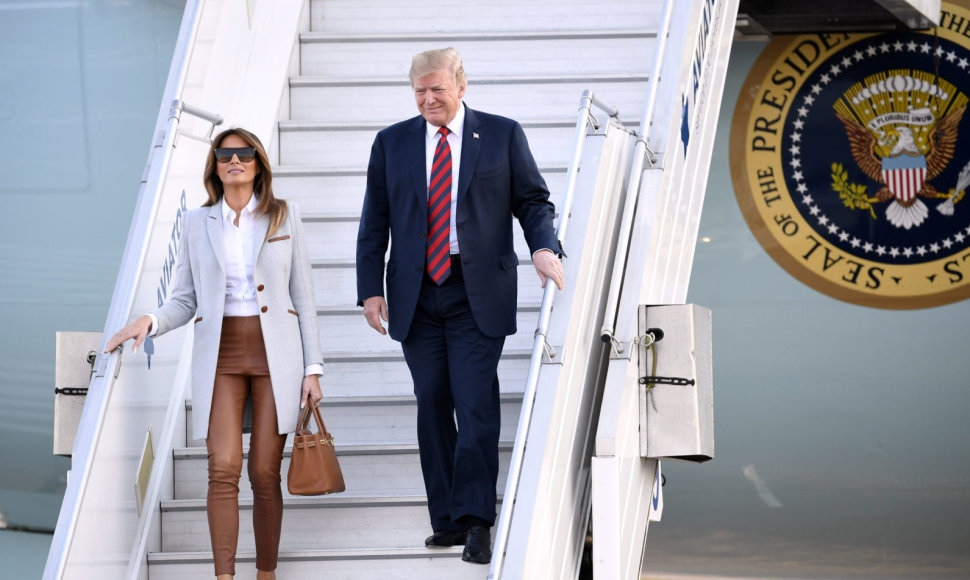 Melania Trump ir Donaldas Trumpas 