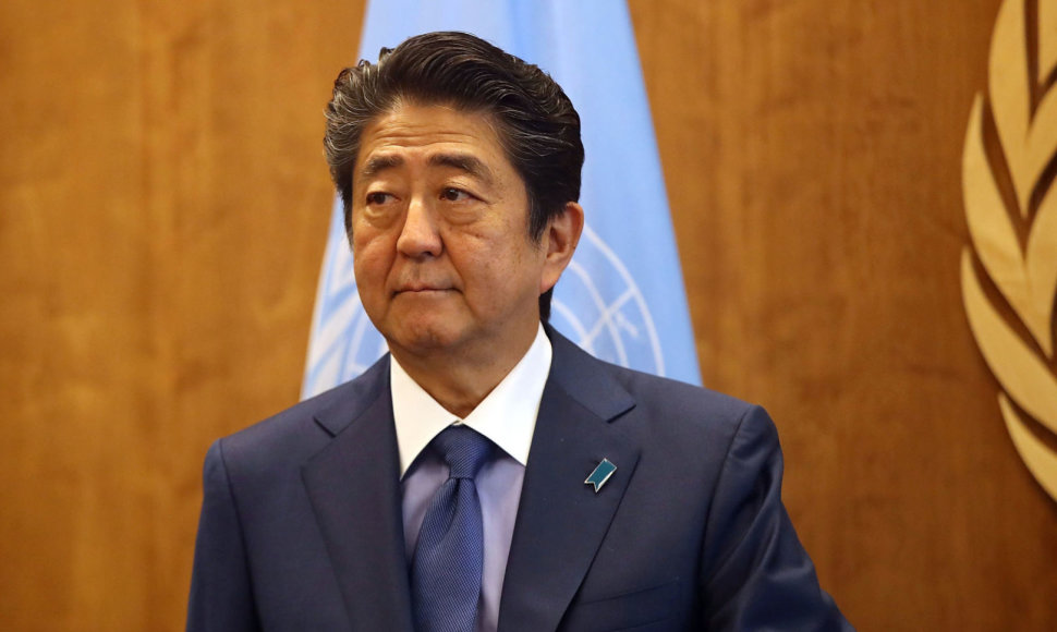 Japonijos premjeras Shinzo Abe