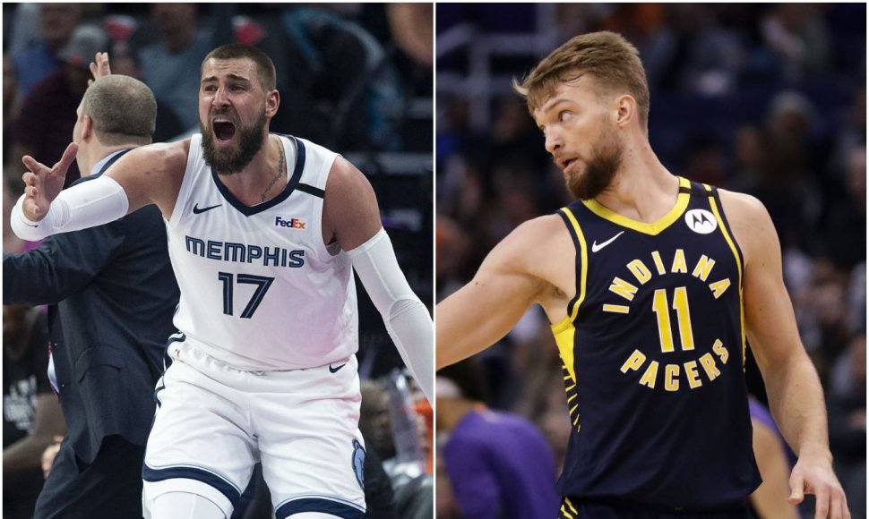 Jonas Valančiūnas ir Domantas Sabonis taip pat teks dalies pajamų, jei NBA sezonas nebus atnaujintas.