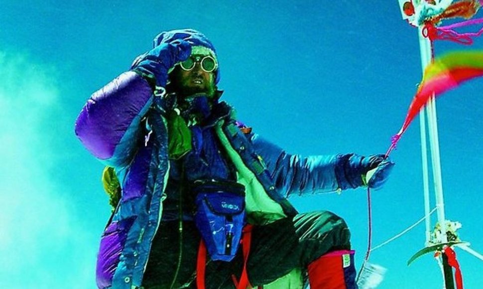 Vladas Vitkauskas Everesto viršukalnėje