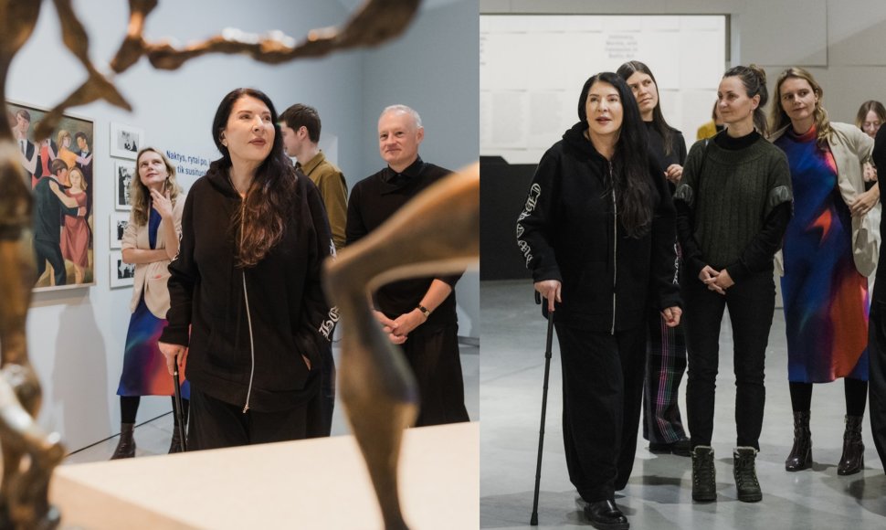 Marina Abramović apsilankė MO muziejuje Vilniuje