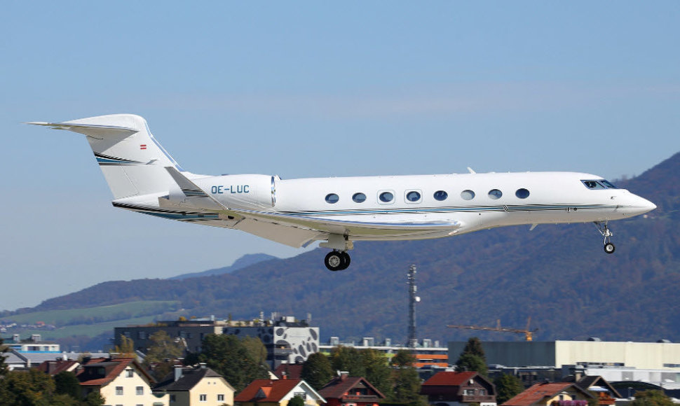 Vladimiro Potanino lėktuvas „Gulfstream G650“