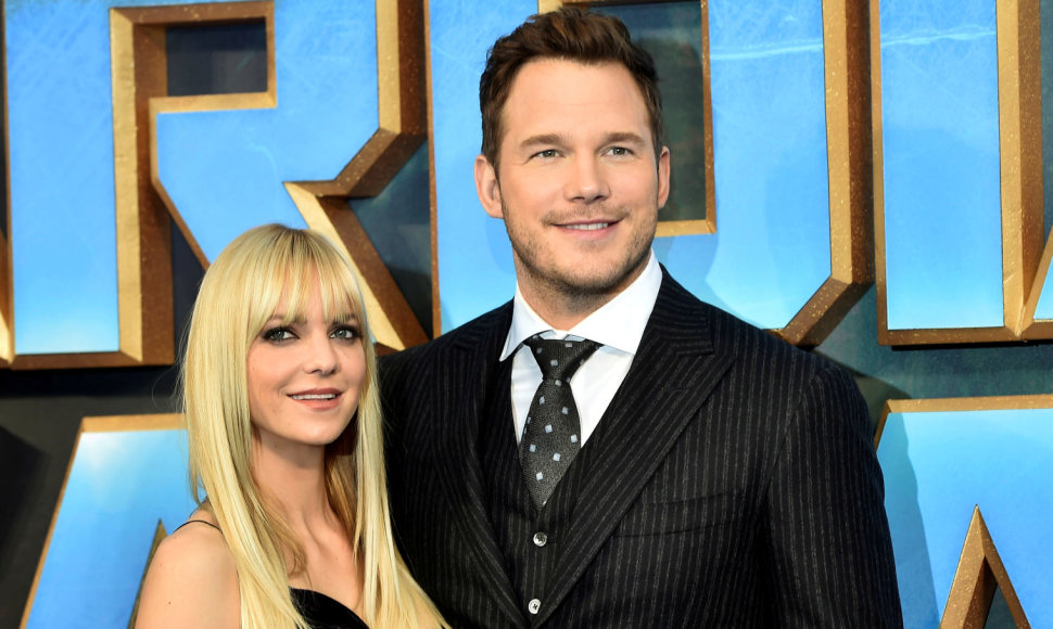 Anna Faris ir Chrisas Prattas