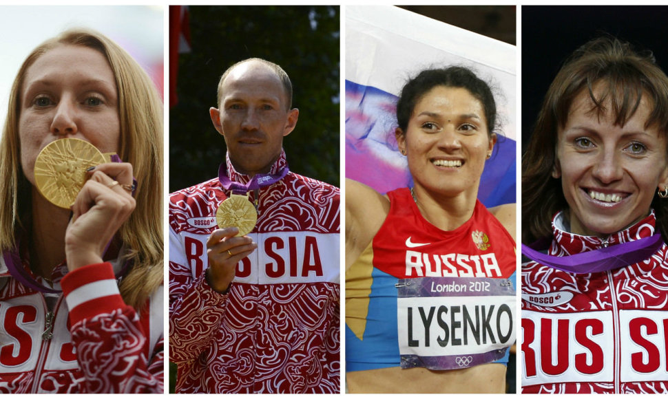 Aukso medalių netekę Rusijos olimpiniai čempionai