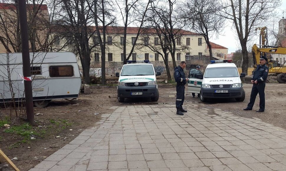 Vilniuje rastas sprogmuo 