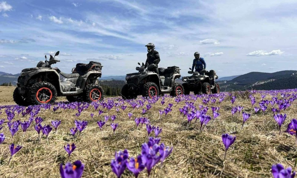 „ATV Turizmo“ stovykla Rumunijoje