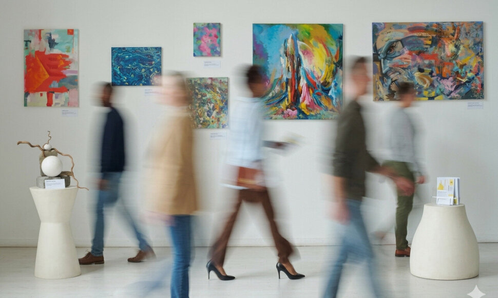 Dalyvauti akcijoje galima lankant galeriją ir muziejų (asociatyvinė nuotr.)