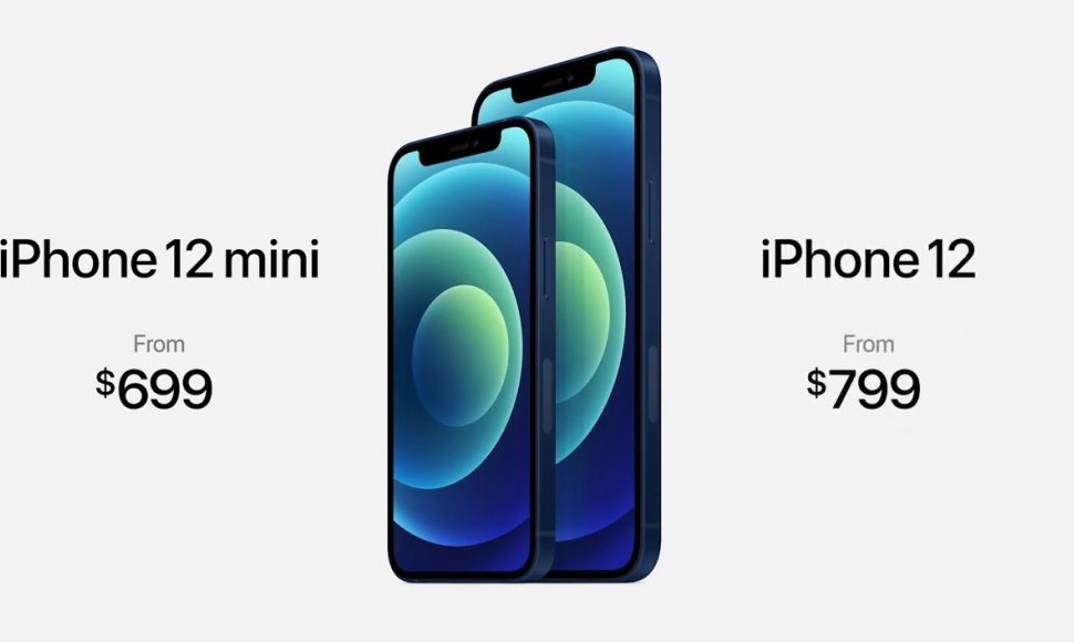 „iPhone 12“ kainos