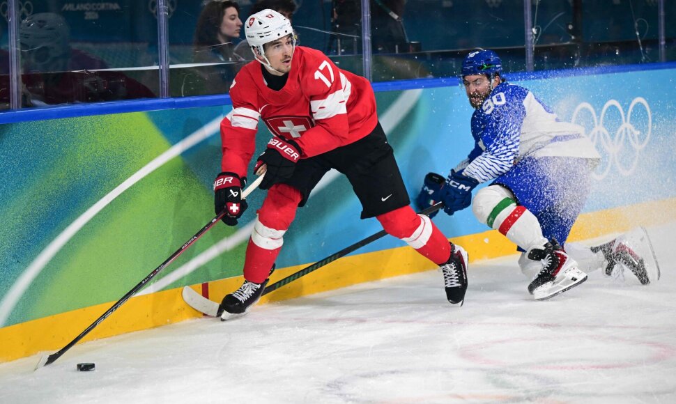 &Scaron;veicarijos ledo ritulininkai eliminavo Milano-Kortinos olimpiados &scaron;eimininkus italus