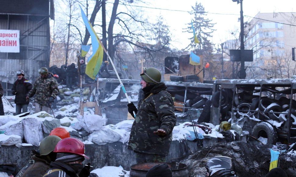 Protestuotojai Kijeve