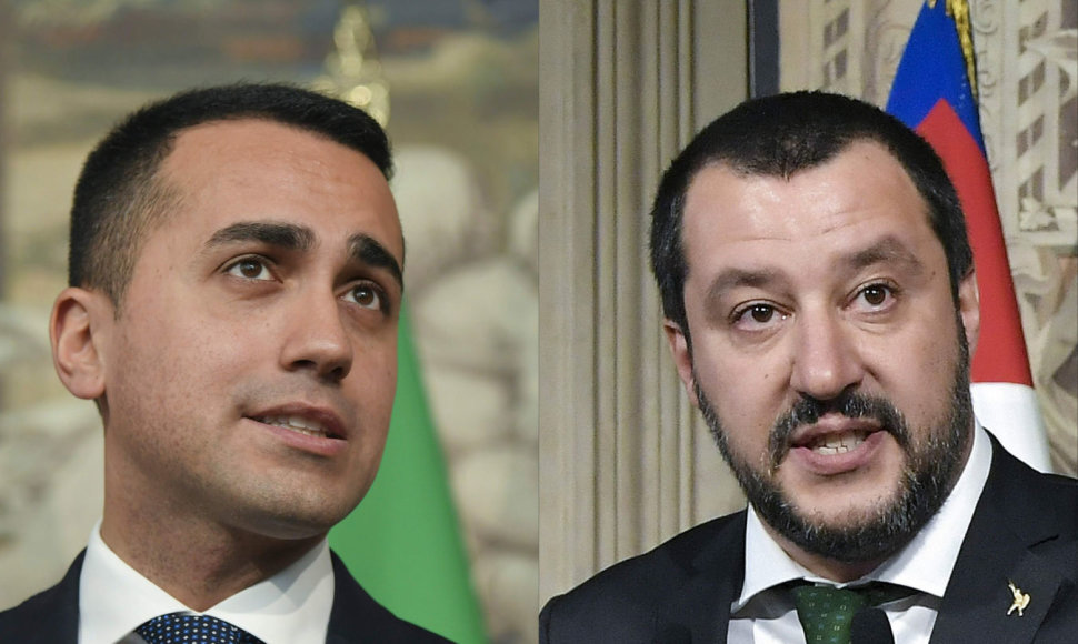 Luigi di Maio ir Matteo Salvini