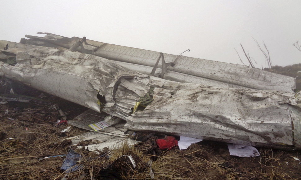 Trečiadienį Nepale rasto „Tara Air“ lėktuvo nuolaužos 