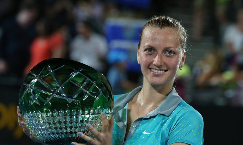 Petra Kvitova iškovojo pirmą sezono trofėjų 