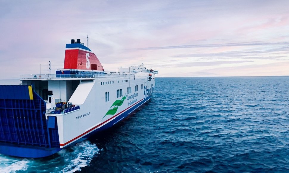 „Stena Line“ paleido naują keltą „Stena Baltica“, plauksiančio reisu Liepoja-Travemiundė.