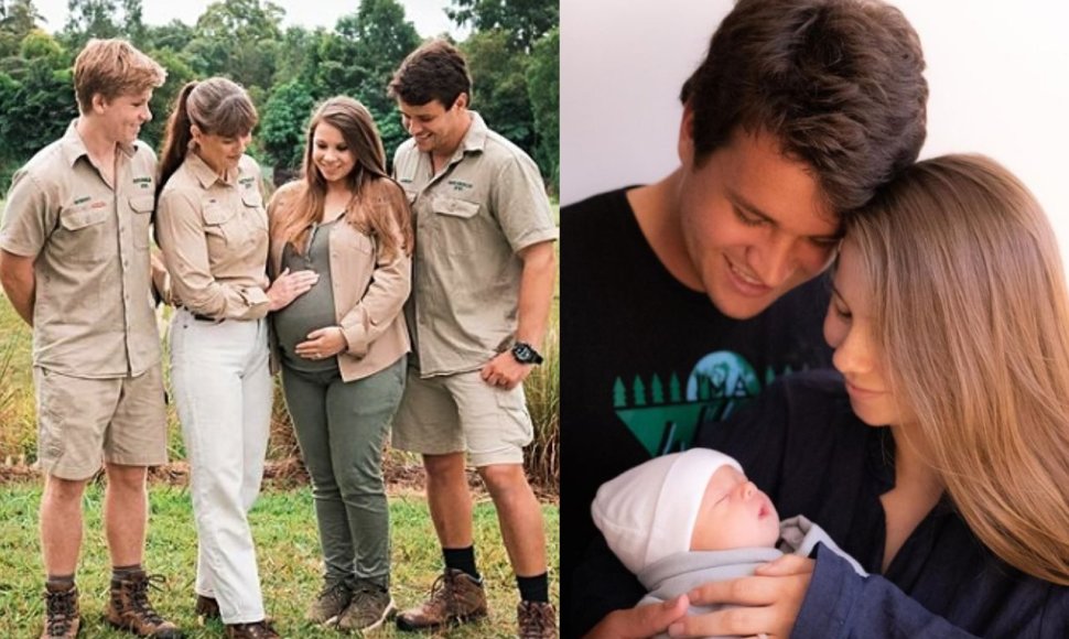 Bindi Irwin ir Chandleris Powellas su dukra