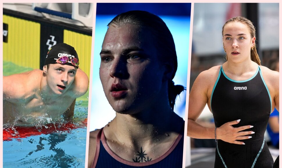 Mantas Kaušpėdas, Rūta Meilutytė ir Smiltė Plytnykaitė garsėja sprinterių savybėmis.