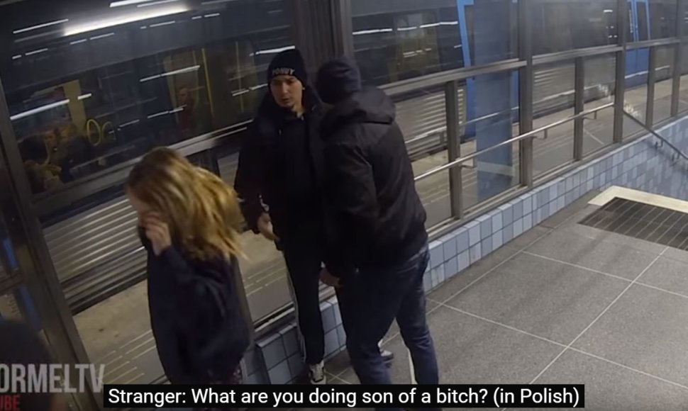 Švedijos stotyje lenkas stojo ginti moters