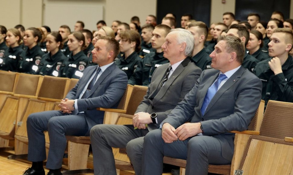 Lietuvos policijos mokykloje buvo minima Laisvės gynėjų diena.