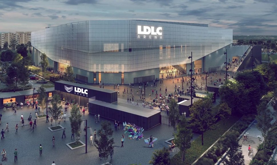 LDLC arenos vizualizacija