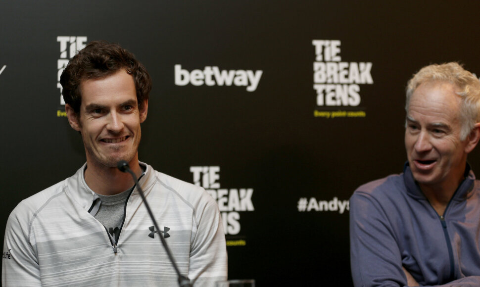 Andy Murray ir Johnas McEnroe