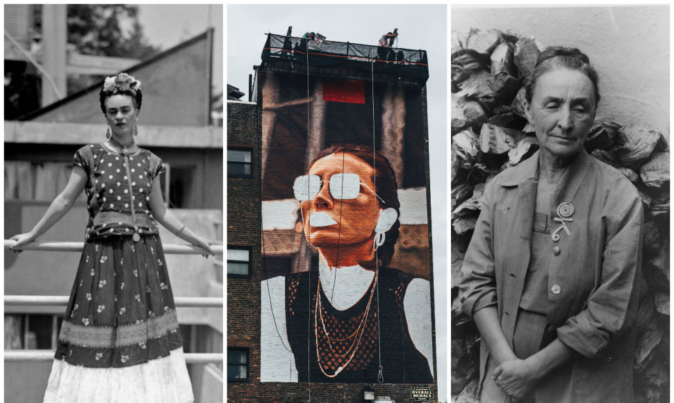 Frida Kahlo, Niujorko gatvės menas, Georgia O'Keeffe