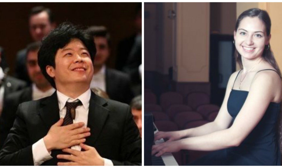 Dirigentas iš Pietų Korėjos June-Sung Park ir pianistė iš Rusijos Daria Parkhomenko