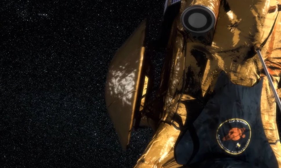 „Huygens“ modulis atsiskiria nuo „Cassini“ zondo